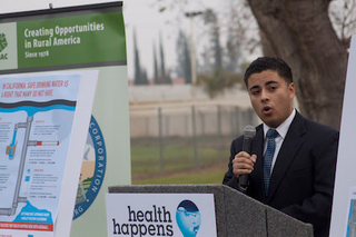 Jose Gurrola, 24, a member of the Arvin City Council.